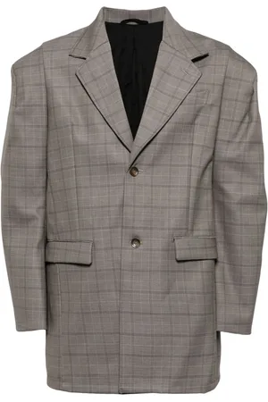 DOUBLET Blazer en laine à épaulettes