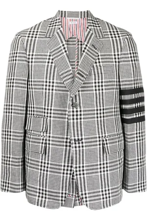 Thom Browne Blazer boutonné à carreaux