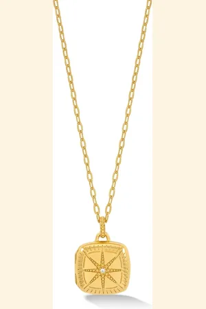 Dower and Hall Collier Stellar à pendentif talisman