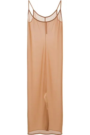 Rick Owens Robe mi-longue à effet de transparence