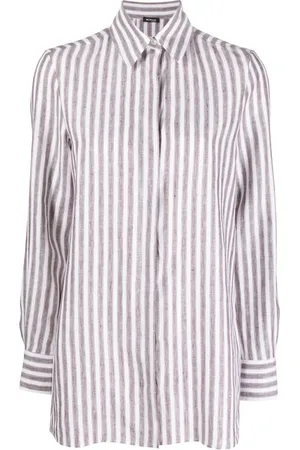 Kiton Chemise à rayures verticales