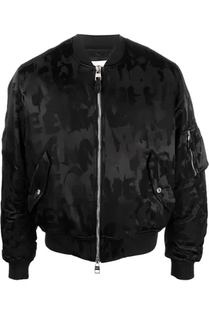 Alexander McQueen Veste bomber à logo imprimé