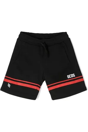 GCDS Short en coton à logo imprimé