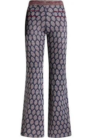 Etro Pantalon à motif en jacquard