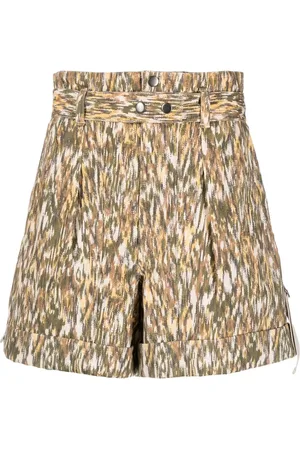 Marant Etoile Short Kaloscoe à ourlet retroussé