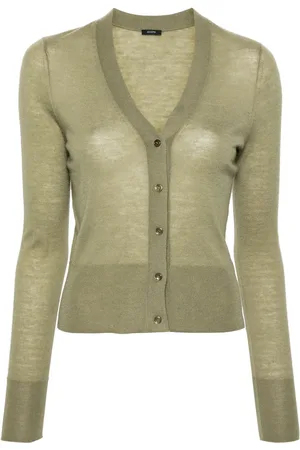 Joseph Cardigan en maille fine à col v