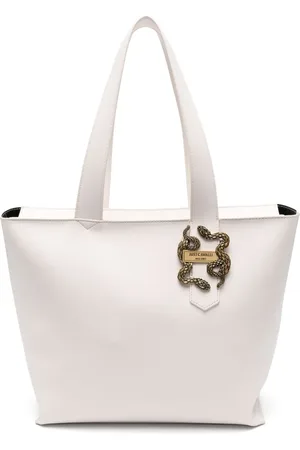 Roberto Cavalli Sac cabas à plaque logo