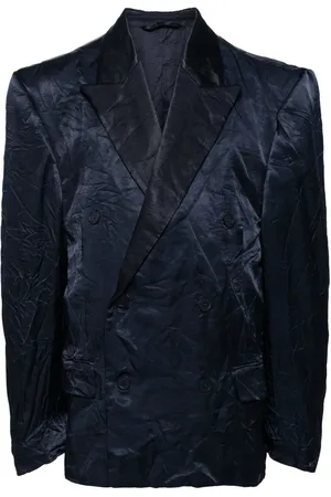 Balenciaga Blazer croisé à effet froissé