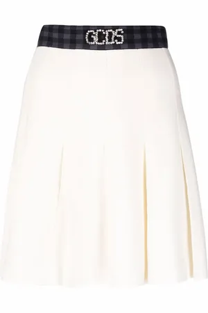 GCDS Jupe à taille à logo