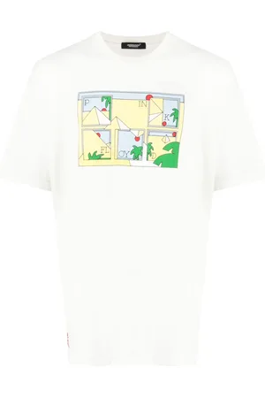 UNDERCOVER T-shirt en coton à slogan imprimé