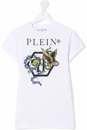 Philipp Plein Robe imprimée à manches courtes