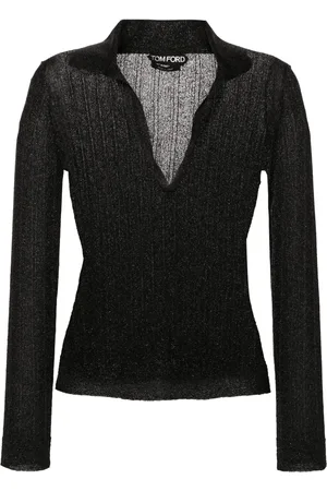 Tom Ford Polo en maille métallisée