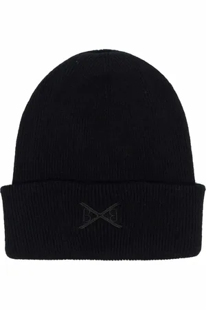 Barrie Bonnet en cachemire à logo brodé