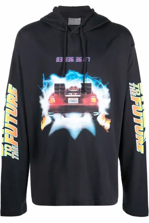 VTMNTS Hoodie Back to the Future imprimé
