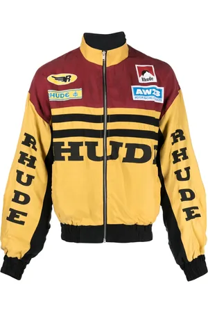 Rhude Veste Rally à fermeture zippée