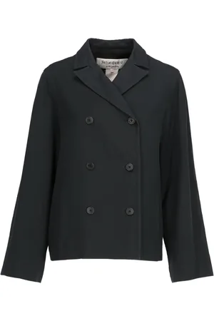 Saint Laurent Veste à boutonnière croisée (1990)