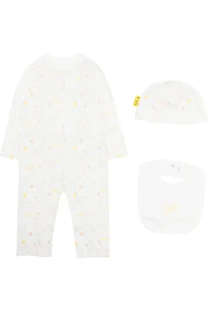 OFF-WHITE Trousseau de naissance à logo imprimé