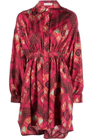 ULLA JOHNSON Robe-chemise Jude à imprimé abstrait