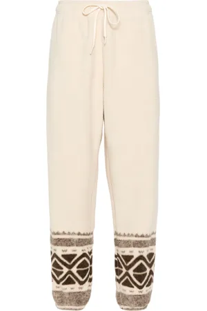 Ralph Lauren Pantalon de jogging en peau lainée artificielle