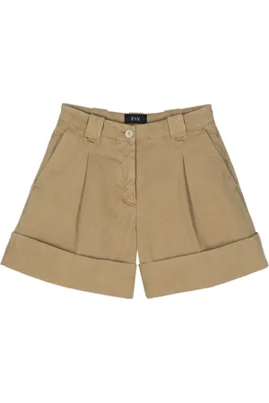 FAY Short à ourlet retroussé