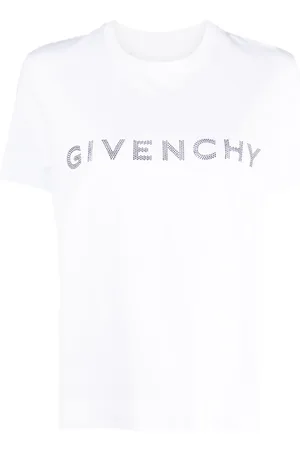 Givenchy T-shirt en coton à logo strassé