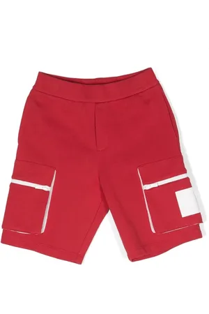 Emporio Armani Short en coton à design bicolore