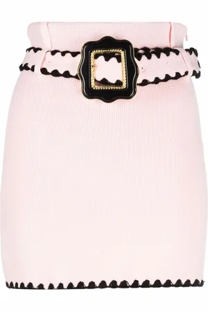 CORMIO Minijupe à taille ceinturée