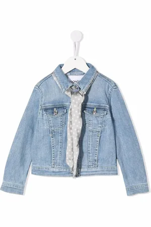 Dondup Veste en jean à détail de foulard