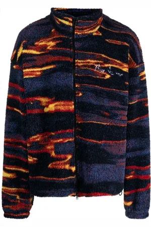 BLUE SKY INN Veste en polaire à motif jacquard