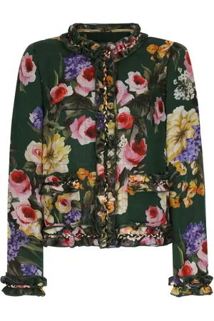 Dolce & Gabbana Veste en soie à fleurs