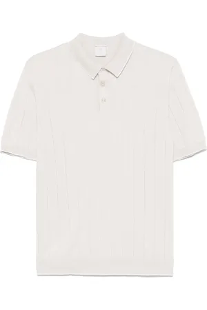 ELEVENTY Polo en maille à design nervuré