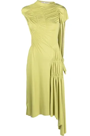 Victoria Beckham Robe mi-longue à fronces