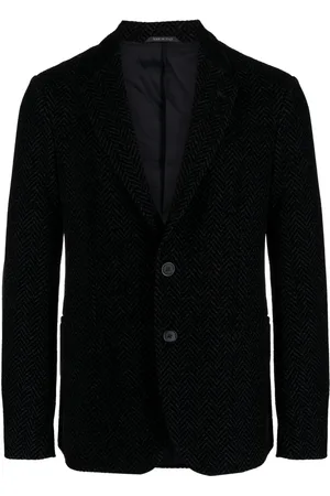 Giorgio Armani Blazer à revers crantés