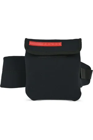 Prada Sac banane à logo appliqué (1990-2000)