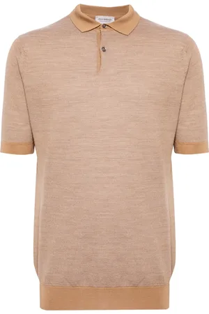JOHN SMEDLEY Polo en laine à manches courtes