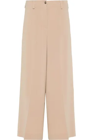 ALBERTO BIANI Pantalon palazzo à coupe crop