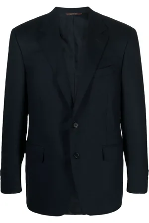 CANALI Blazer boutonné à revers crantés
