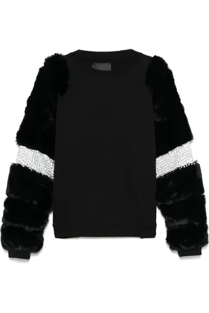 LOULOU Sweat à manches en fourrure artificielle
