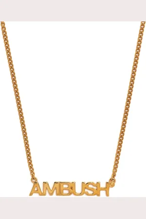 AMBUSH Collier en chaîne à plaque logo