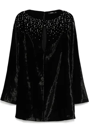 AMEN Robe courte en velours