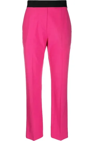 Msgm Pantalon à taille contrastante