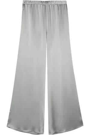 ANTONELLI Pantalon palazzo à fini satiné