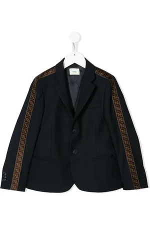 Fendi Blazer à bandes logos
