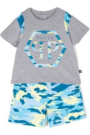 Philipp Plein Ensemble t-shirt-short à logo