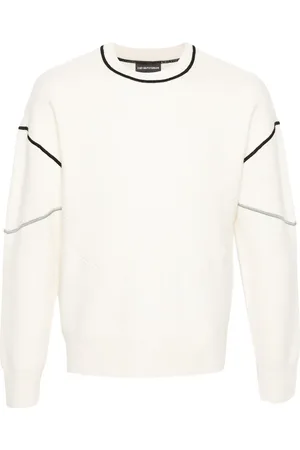 Emporio Armani Pull à détails nervurés