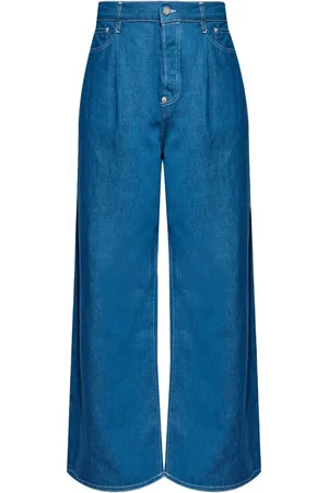 Kenzo Jean à détails plissés