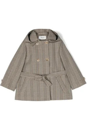 BONPOINT Manteau Charlene à carreaux