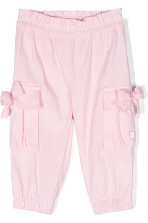 MONNALISA Ensemble haut-pantalon à détails de nœuds