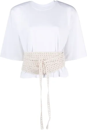 The Mannei T-shirt Turso à ceinture en crochet