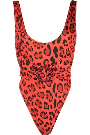 Philipp Plein Maillot de bain à imprimé léopard